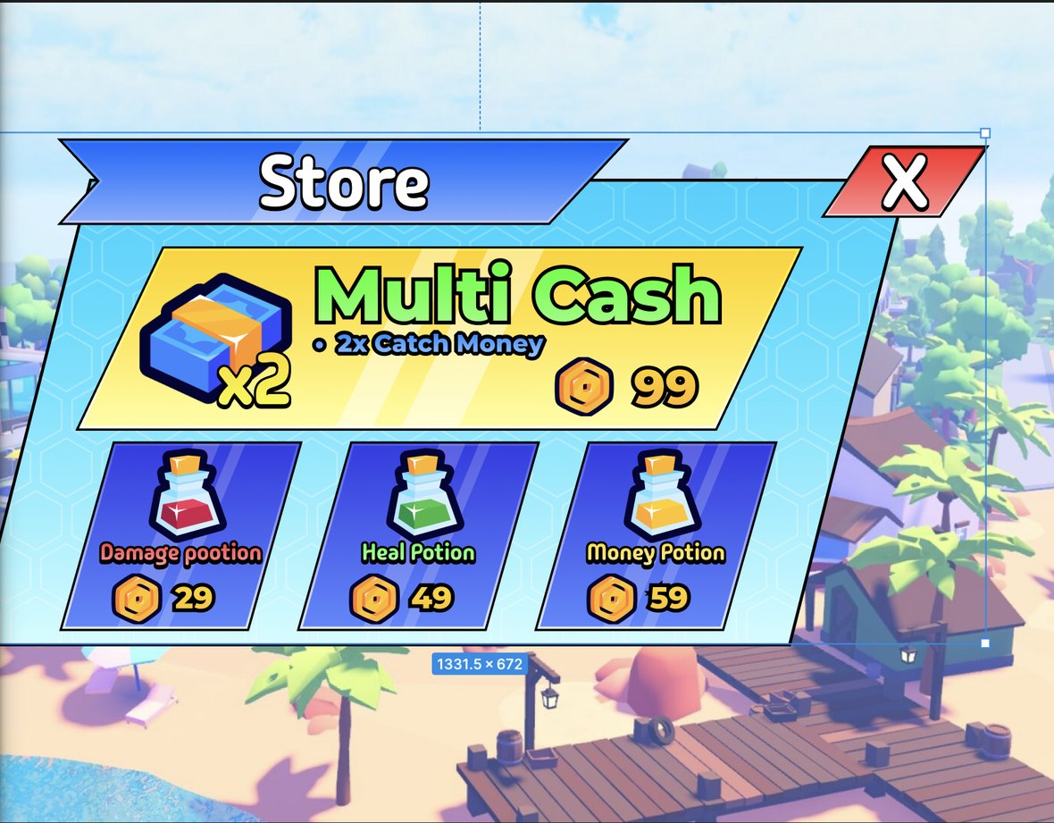 Store UI designed in Figma
